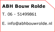 Emailcontact met ABH Bouw Rolde